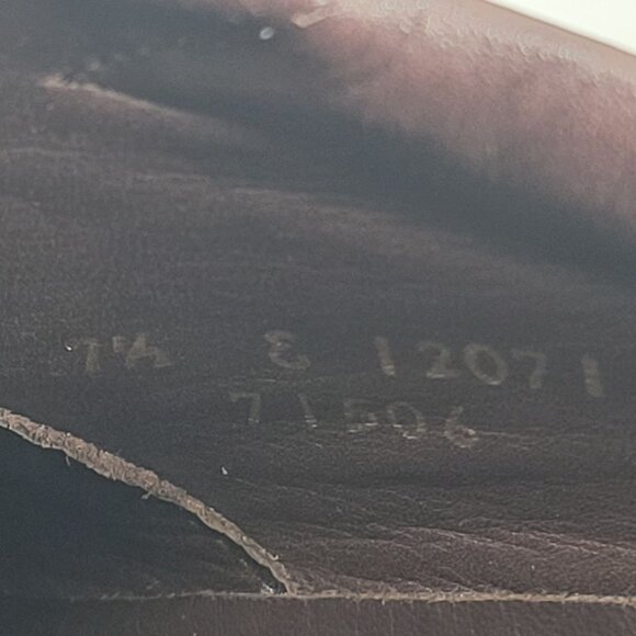 Alan Edmonds Mitchell Men's Brown Leather Oxford Casual Shoes 7.5E - Picture 8 of 8